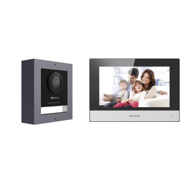 IP video intercom kit DS-KIS602 2MP fisheye 7inch WiFi