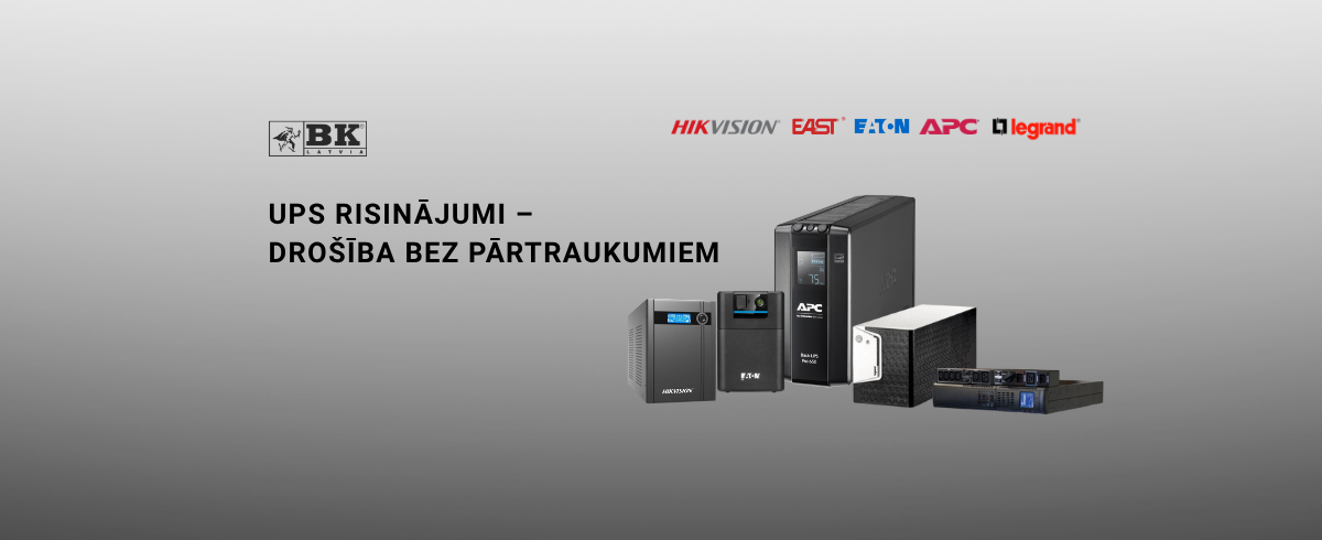 UPS – drošība bez pārtraukumiem